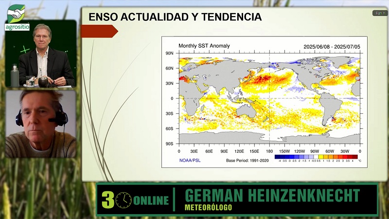 Fenómeno El Niño-Oscilación del Sur se encuentra en fase neutral- INTA – SAFRAS & Mercado