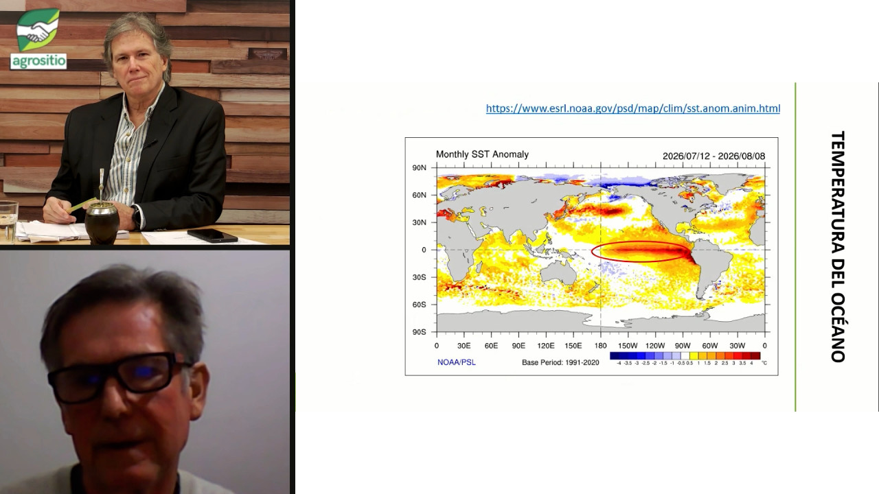 Germán Heinzenknecht: Niño fuerte de 2,3 grados, lluvias importantes, e impacto en la campaña agrícola